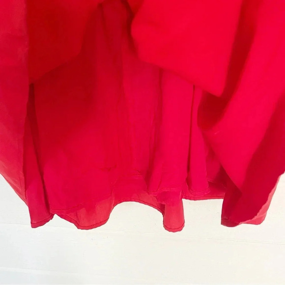 Like new! ASTR The Label Serilda Cutout Puff Sleeve Red Lyocell Mini Dress Small - Picture 10 of 15